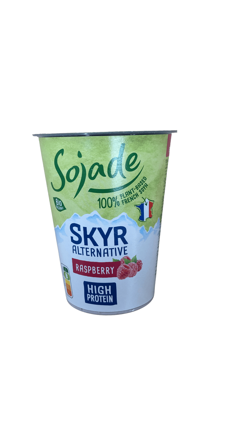 Sojade skyrvalkostur með hindberjum 400 g