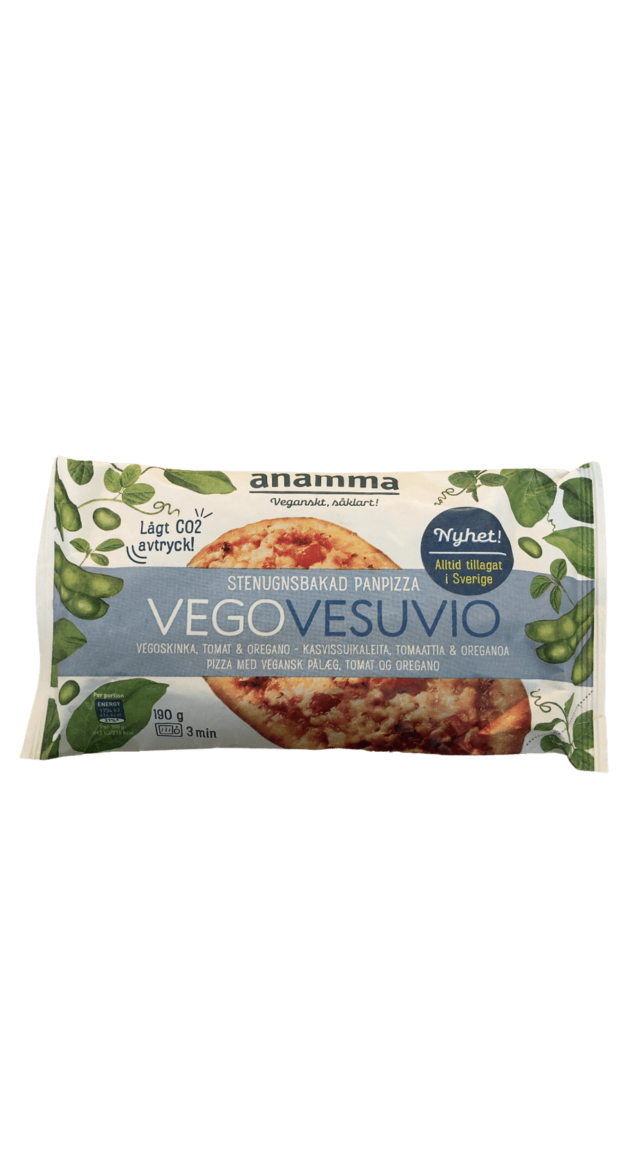 Anamma Vegovesuvio vegan pönnupítsa 190 g