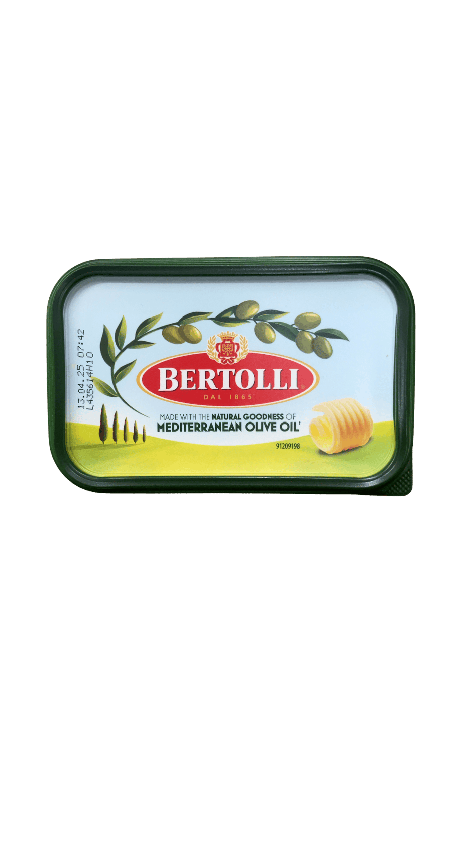 Bertolli viðbit úr jurtafitu með 10% ólífuolíu 450 g