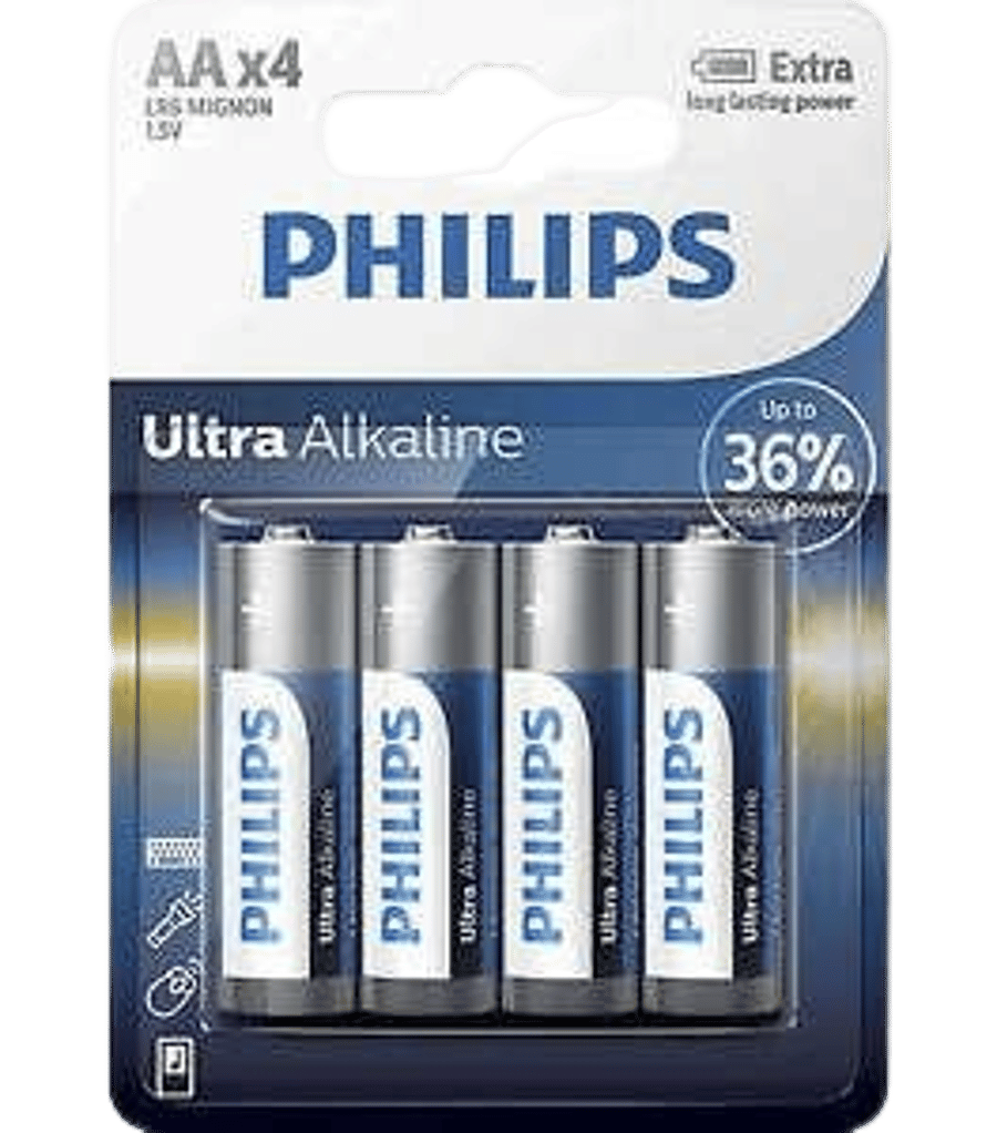 Philips rafhlöður AA
