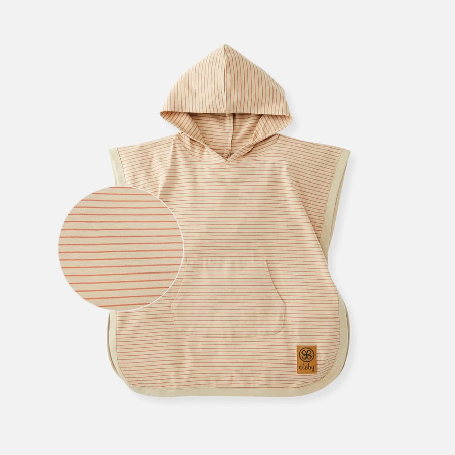 Poncho með sólarvörn Sandy Beach/Ginger Spice 1-3ja ára