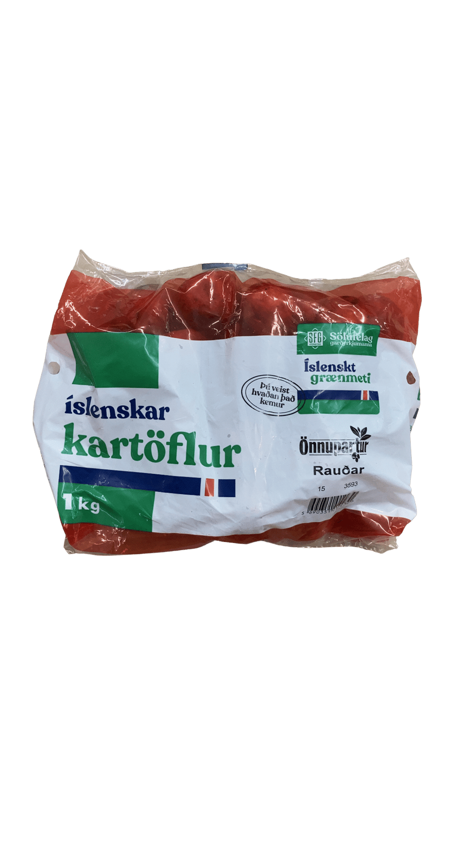 Íslenskt grænmeti Rauðar kartöflur 1 kg