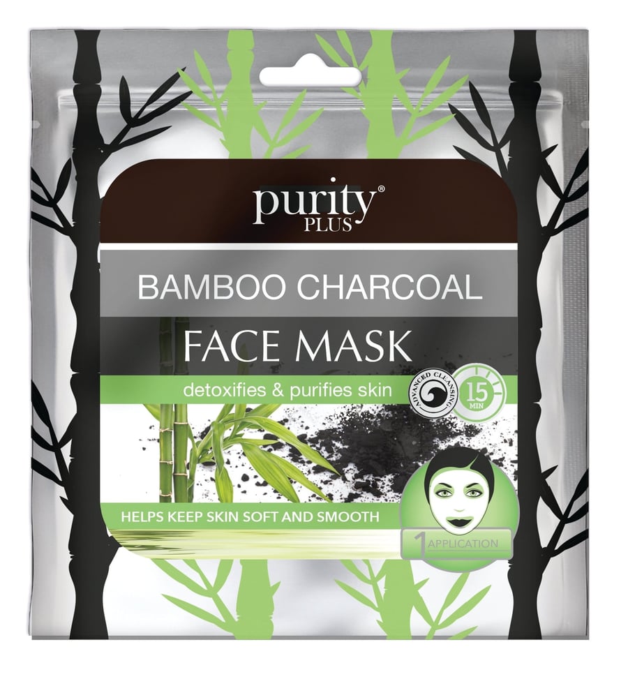 Purity Plus bambus, kola og sjávarsalts andlits maski 1 meðferð