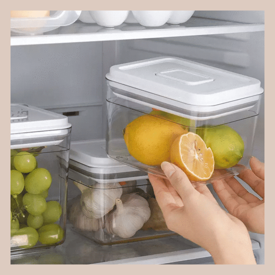 Þurrvörubox með loftþéttum tappa – 5 stærðir - 0.35L