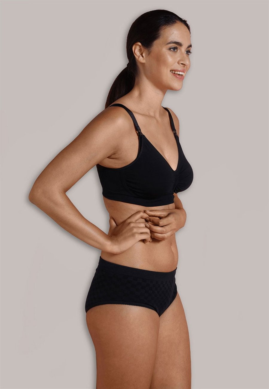 Carriwell Seamless padded bra black