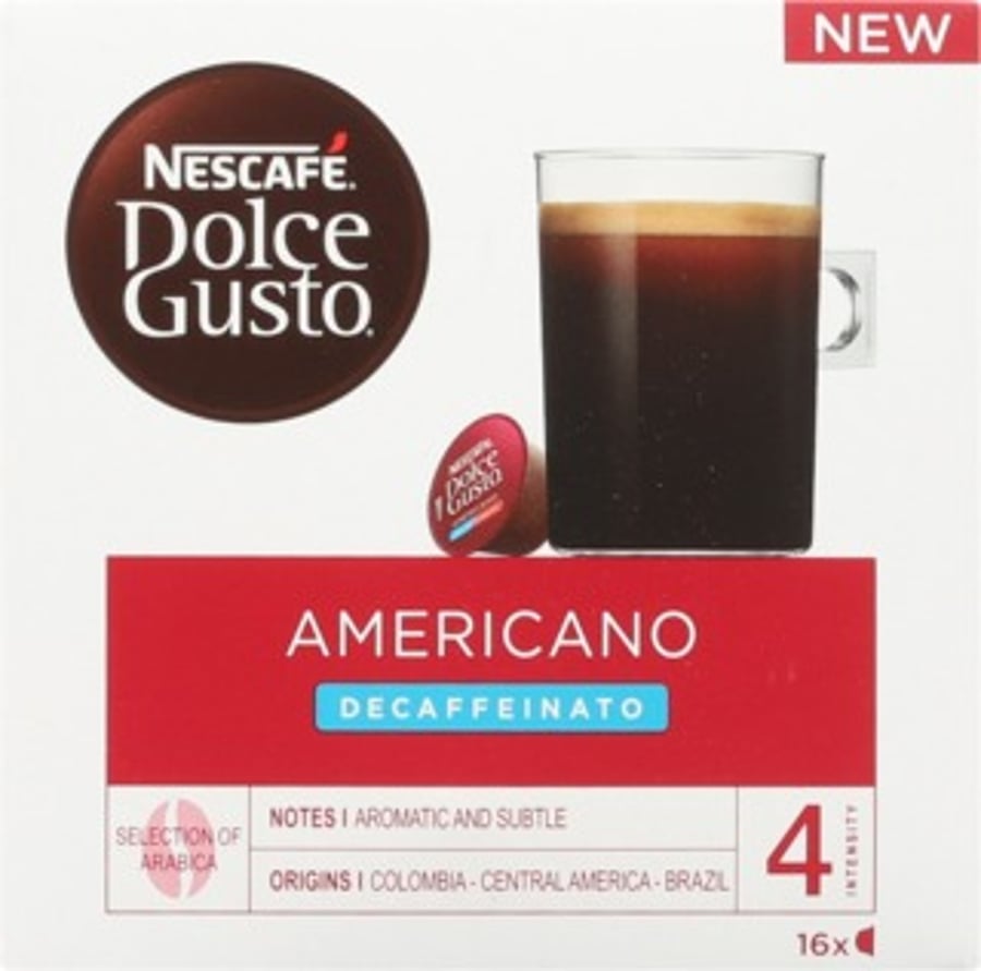Dolce Gusto Americano koffínlaust 16 stk.