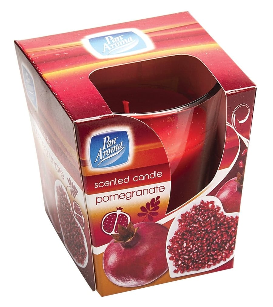 Pan Aroma Ilmkerti í gler glasi - Pomegranate