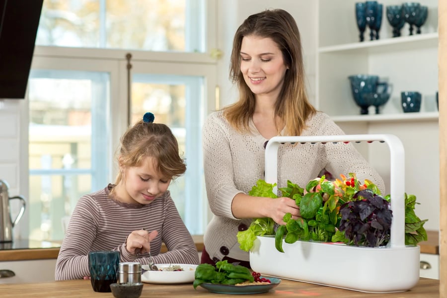 Click and Grow Smart Garden 9 Starter Kit HVÍTUR