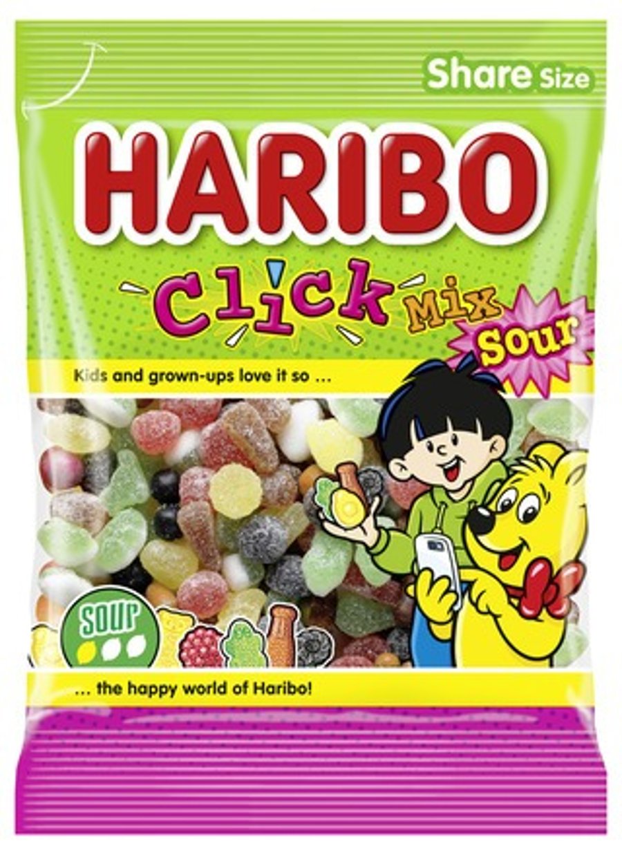 Haribo Click Mix Sour 225 g
