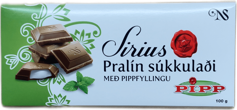Síríus Pralín súkkulaði með Pippfyllingu 100 g