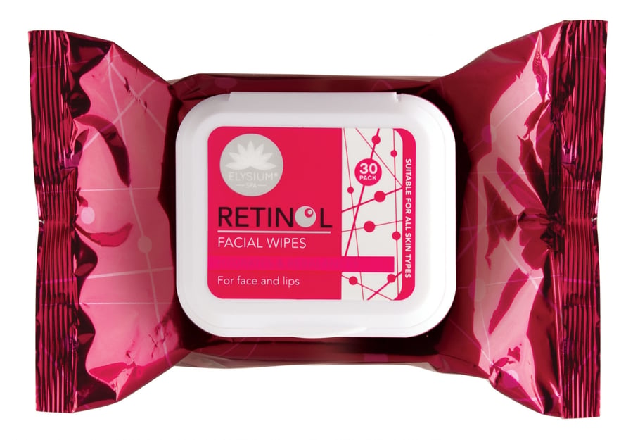 Elysium spa retinol blautþurrkur 1 pakki 30 stk