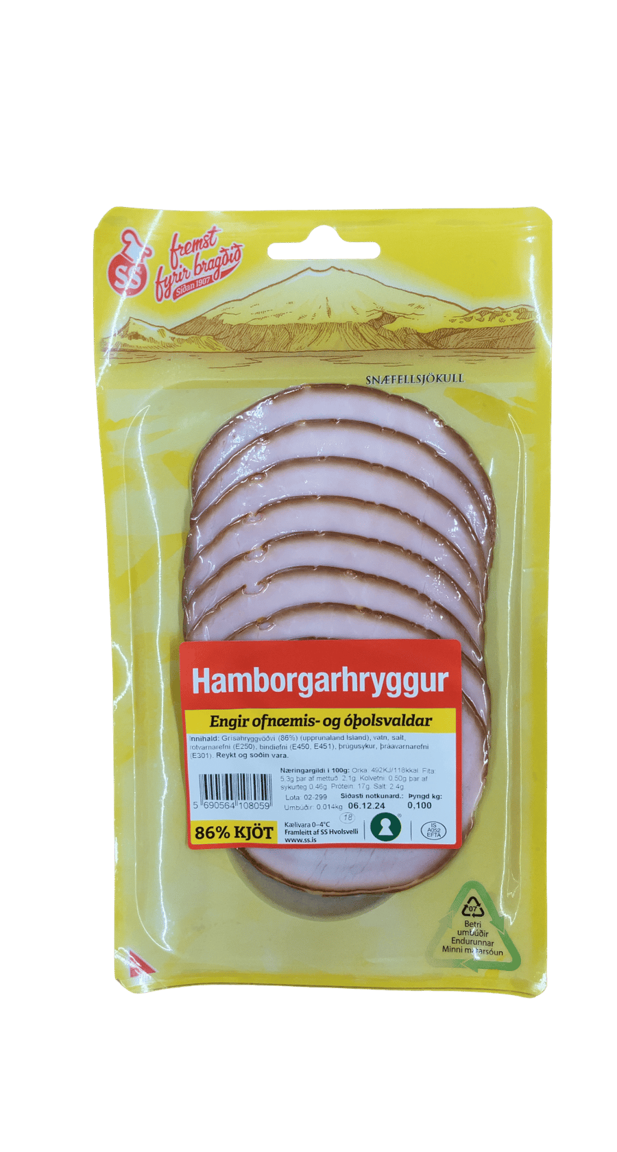 SS Hamborgarhryggur 100 g