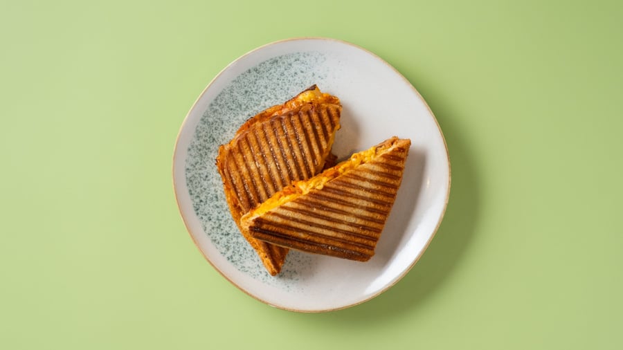 VEGAN Kimchi Grilled Cheese
