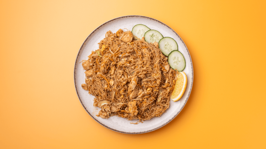 Steiktar Bihun núðlur