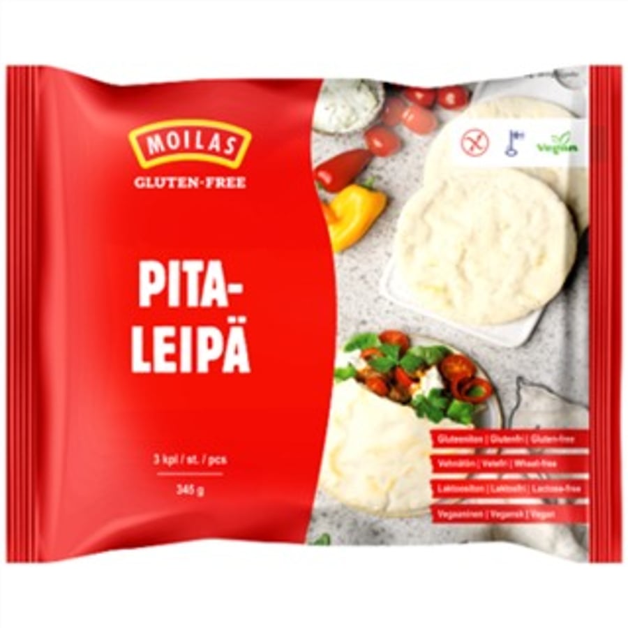 Moilas glútenlaus pítubrauð 3 stk.