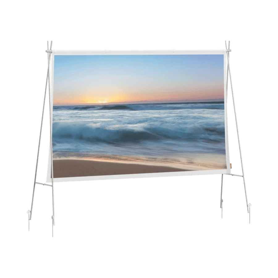 XGIMI Portable Outdoor Screen 70" skjávarpatjald á standi