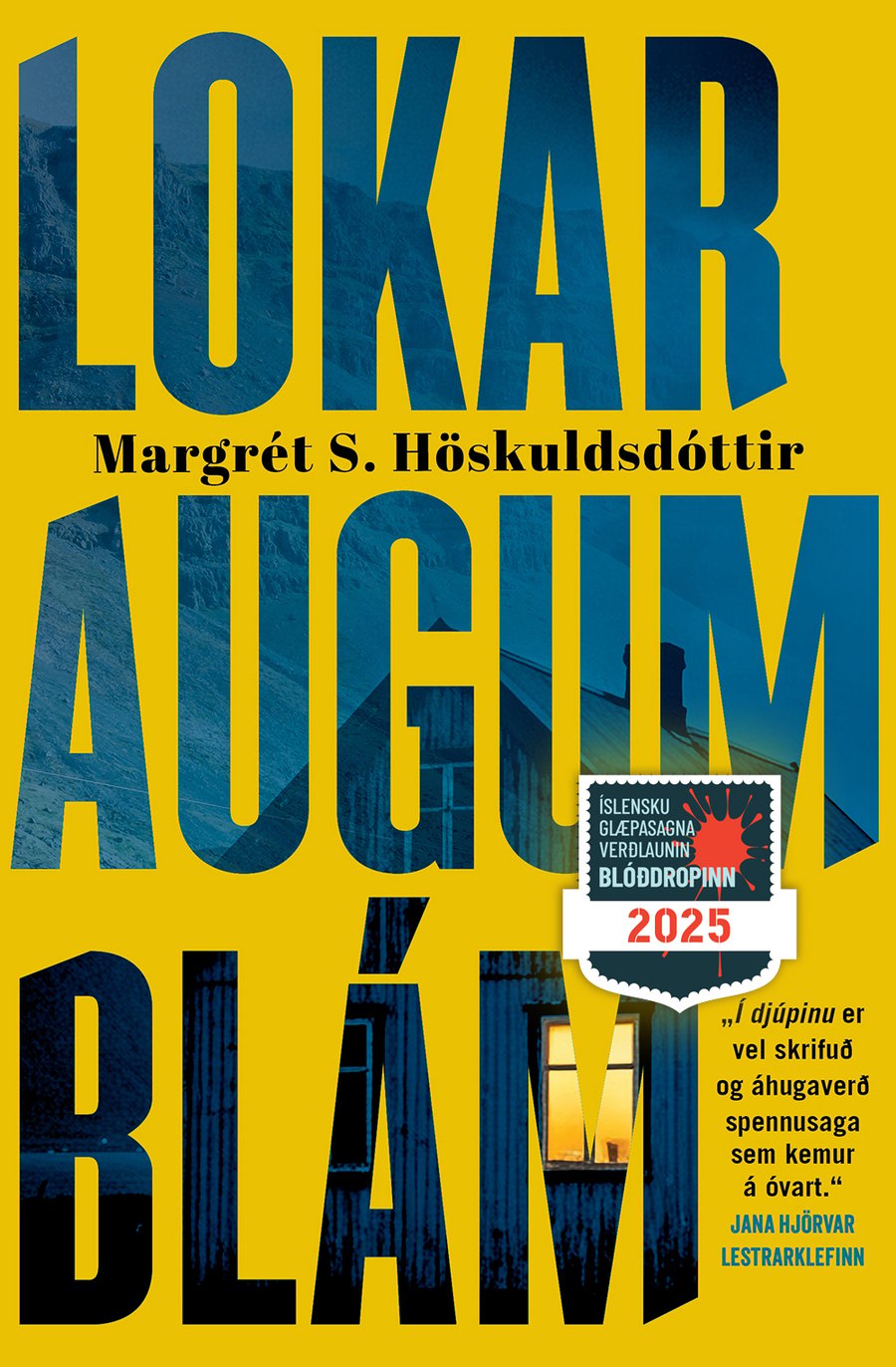 Lokar augum blám