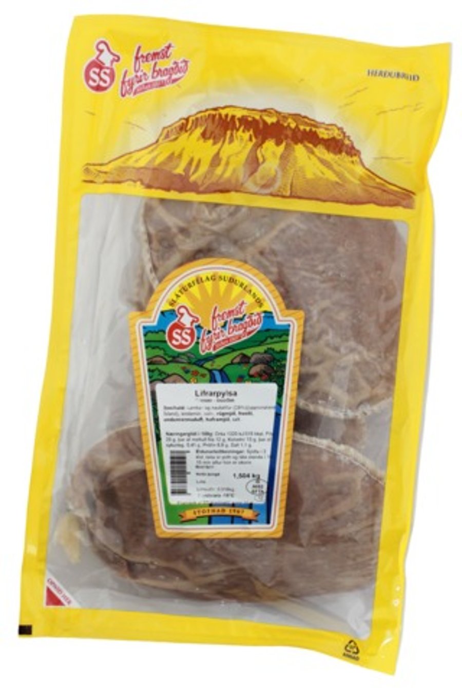 SS lifrarpylsa ósoðin frosin 1,5 kg