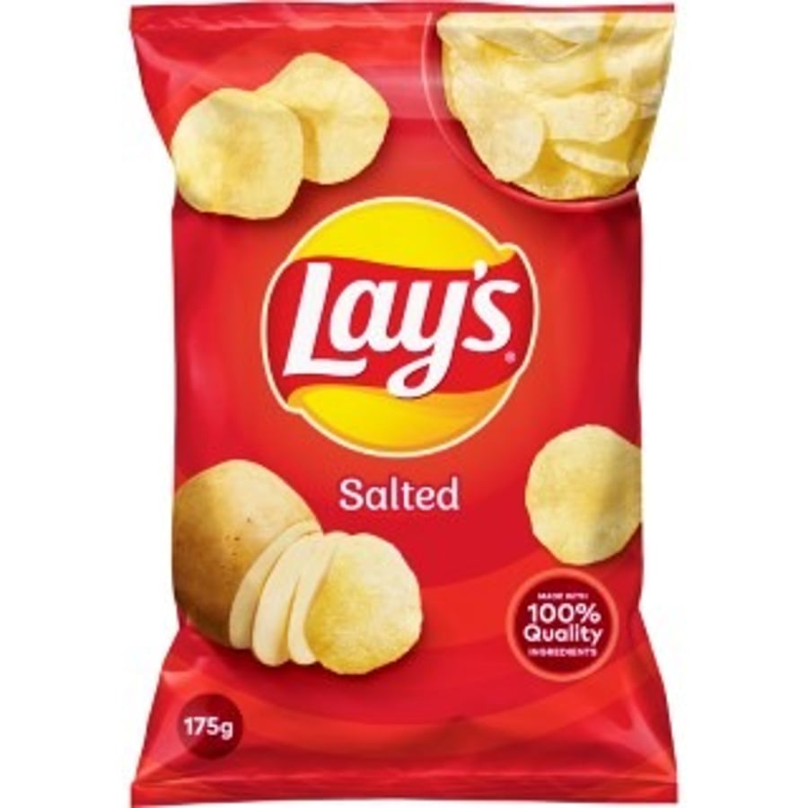 Lay's saltaðar kartöfluflögur 175 g