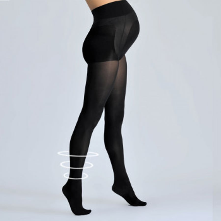 Meðgöngusokkabuxur Activ Soft BLK 70den