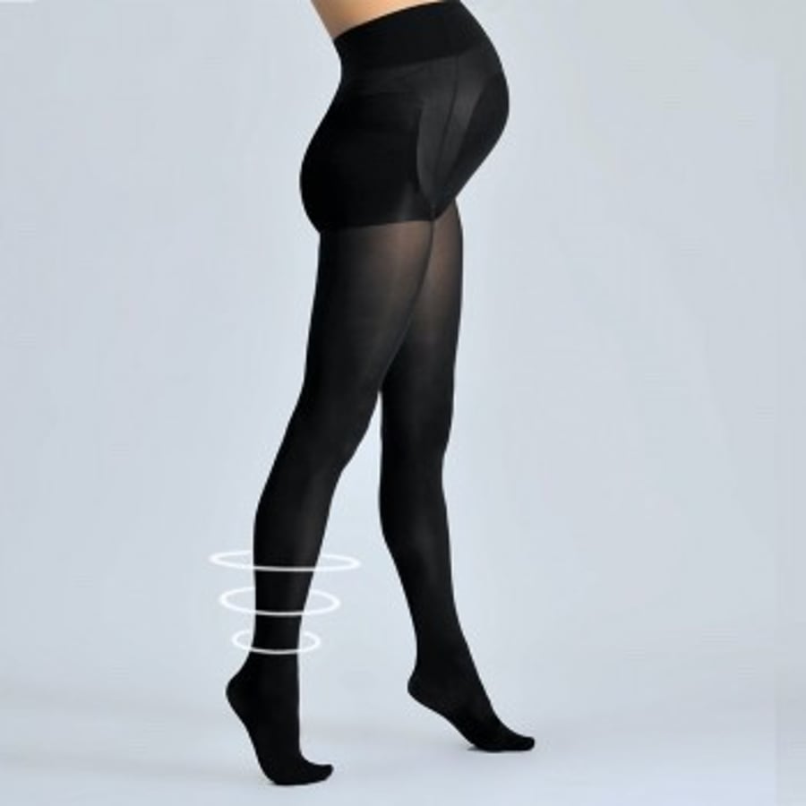 Meðgöngusokkabuxur Activ Soft BLK 70den