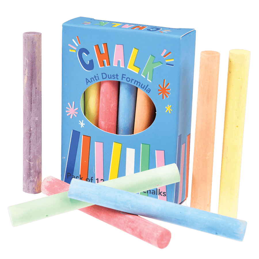 Krítar - Coloured chalk stick (box of 12)