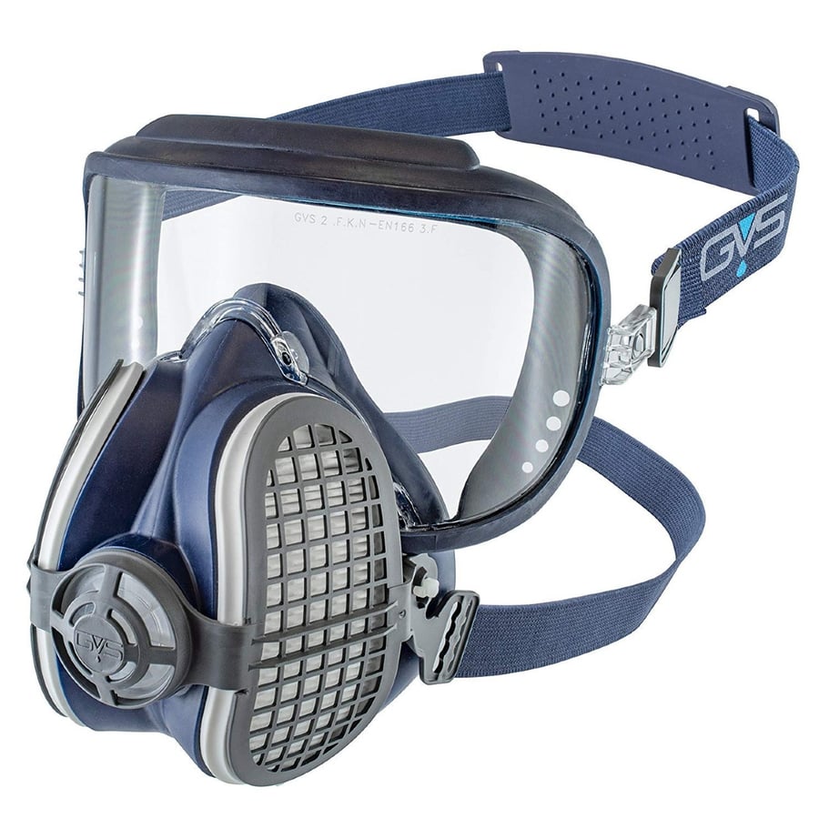 GVS Elipse®  hálfgríma með gleraugum og rykfilter M/L