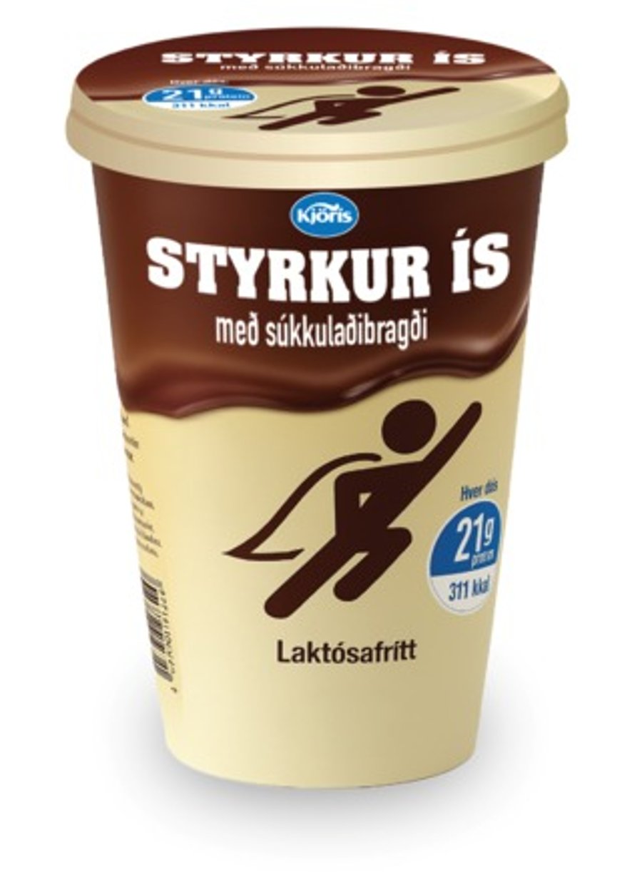 Kjörís Styrkur ís með súkkulaði 240 ml
