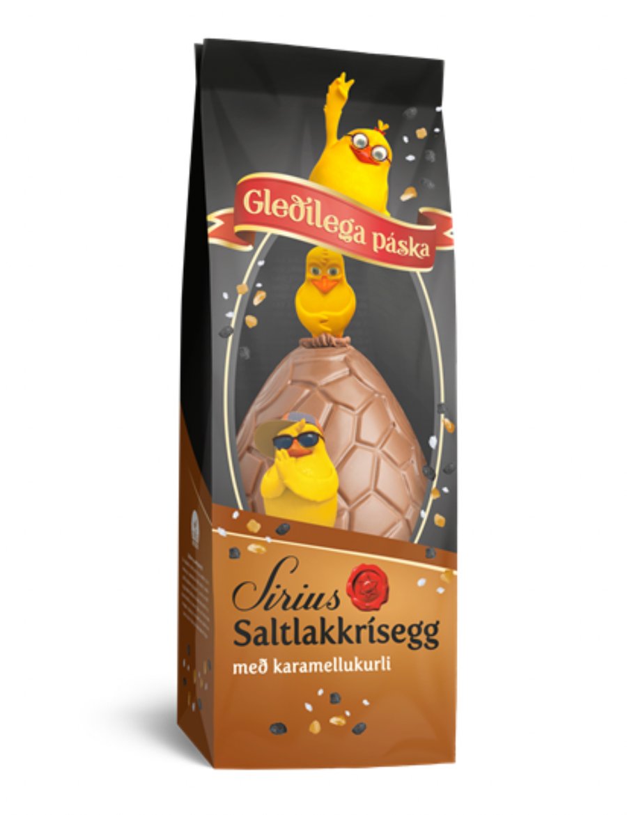 Nóa Páskaegg lakkrís og karamellukurl 540 gr
