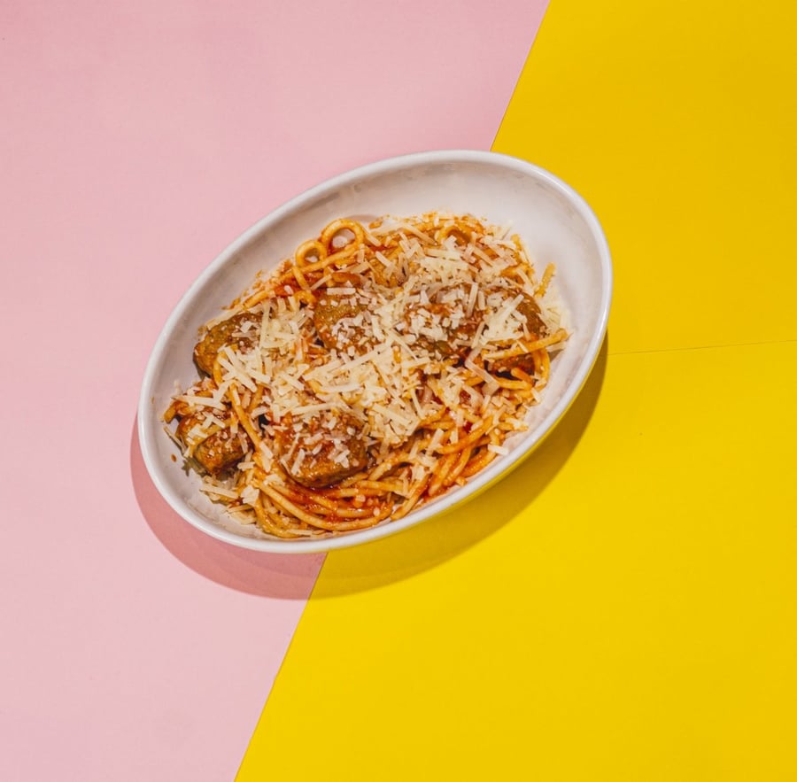 Krakkabollur og Pasta
