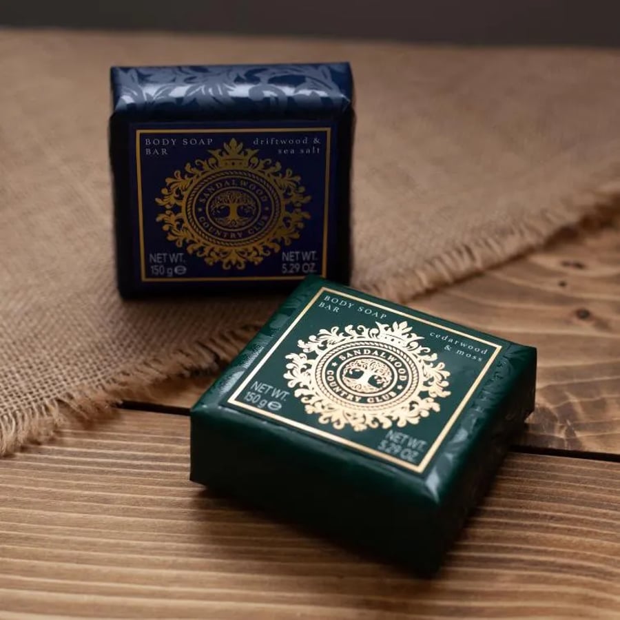 Sandalwood Country Club Blue Signature Driftwood & Sea Salt Sápustykki 150 gr