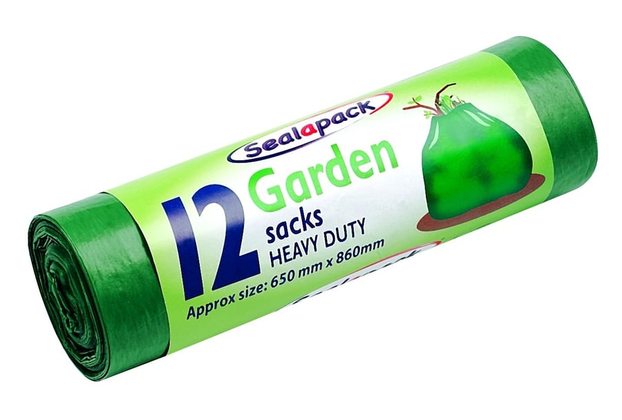 Seal-A-Pack grænir pokar fyrir garðinn - 12 stk