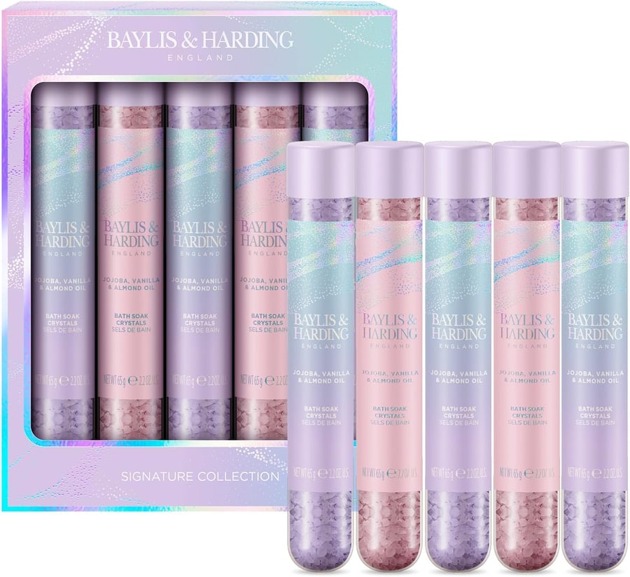 Baylis & Harding Signature Collection Jojoba, Vanilla & Almond Oil Dreamy Baðsölt Gjafasett