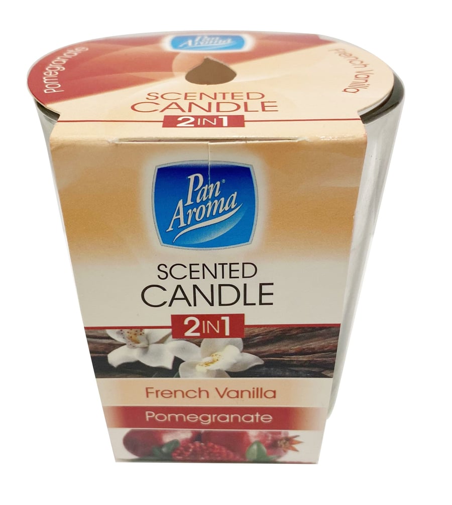 Pan Aroma 2 IN 1 ilmkerti -  Frönsk Vanilla & Pomegran