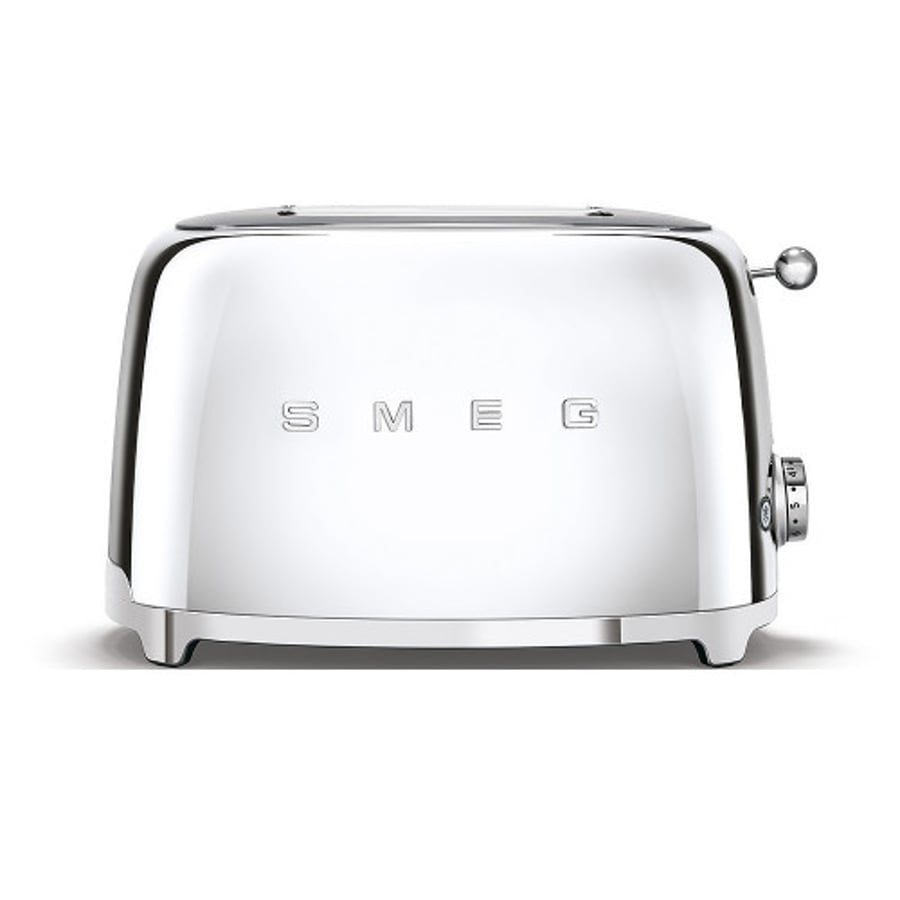 Smeg brauðrist fyrir 2 sneiðar retro style - stál.