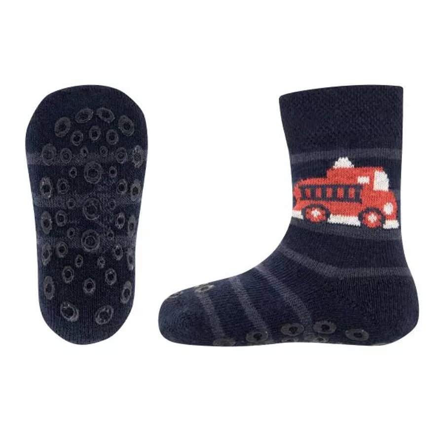 Sokkar með skriðdoppum navy