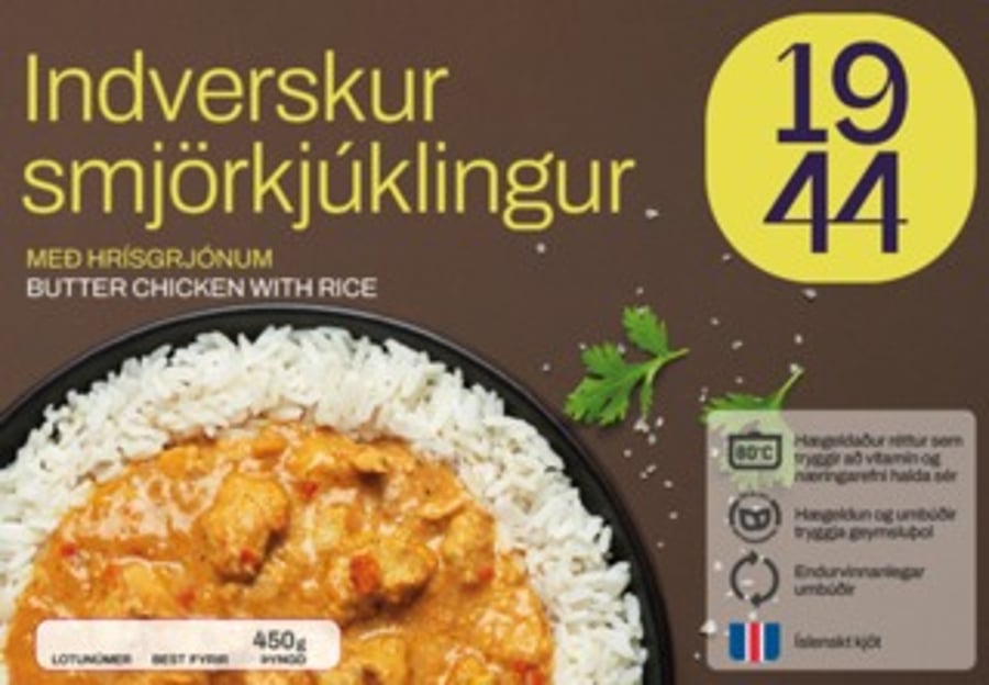 1944 Indverskur smjörkjúklingur 450 g