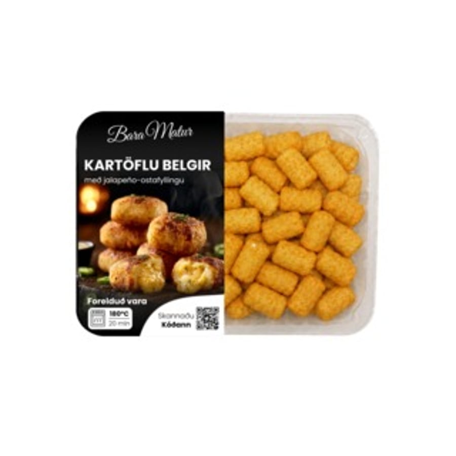 Kartöflubelgir með jalapeno og cheddar 400 g