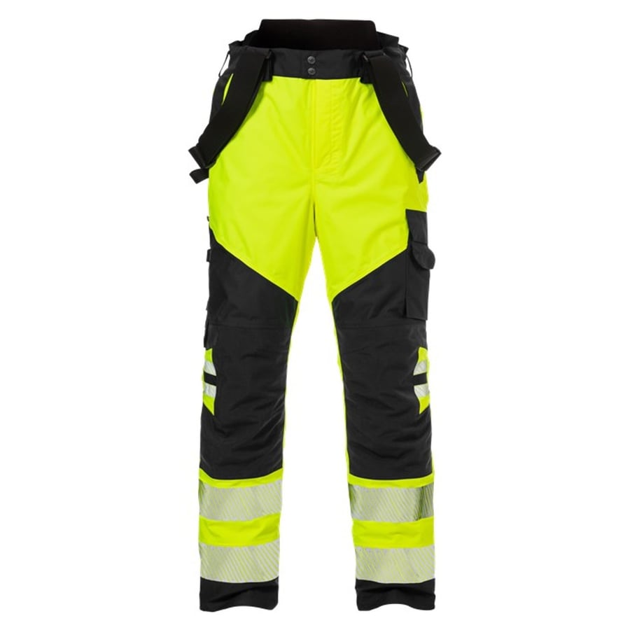 Fristads Airtech skeljabuxur HiViz gular/svartar