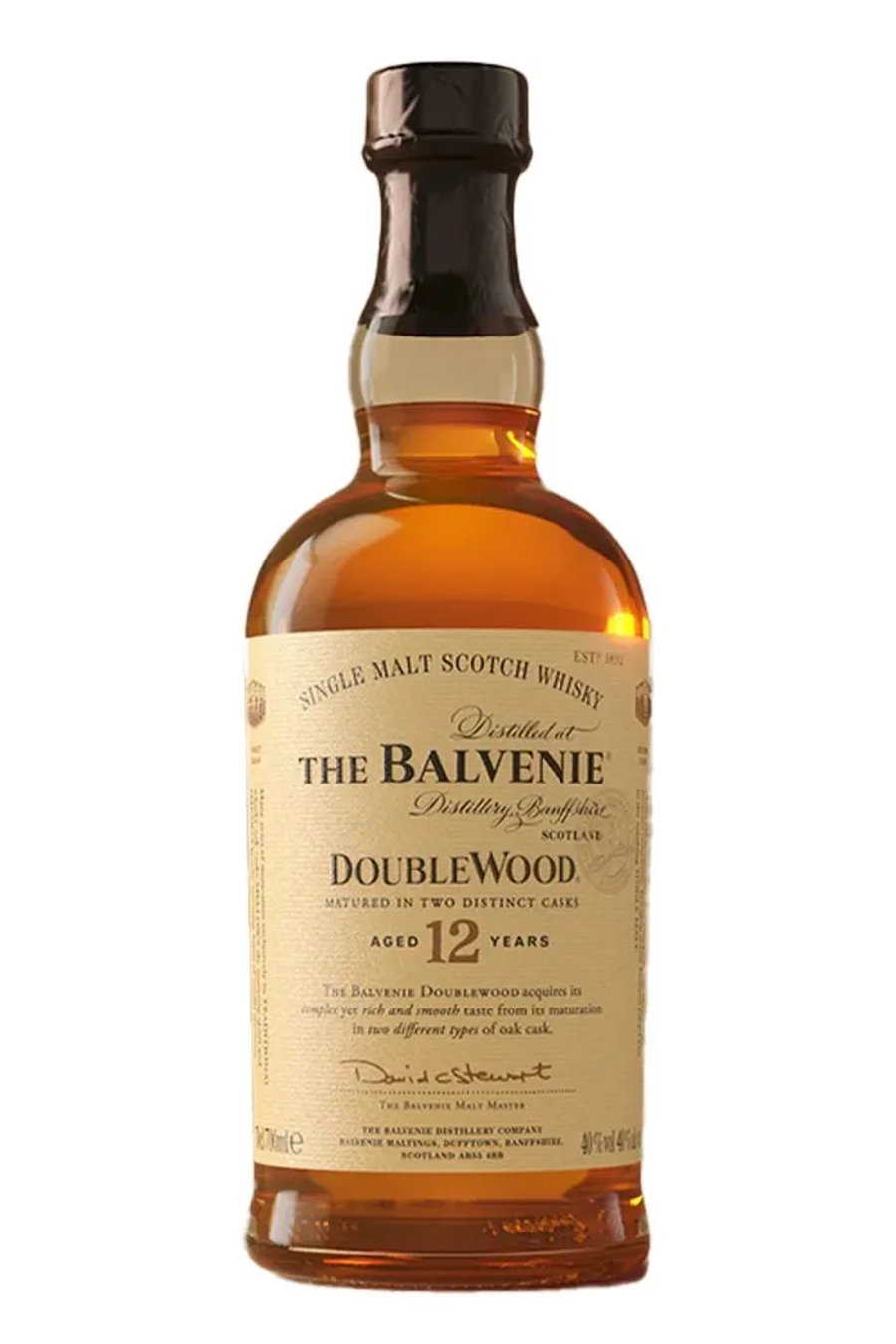 Balvenie 12 Y.O. Doublewood í gjafaöskju / 70 cl