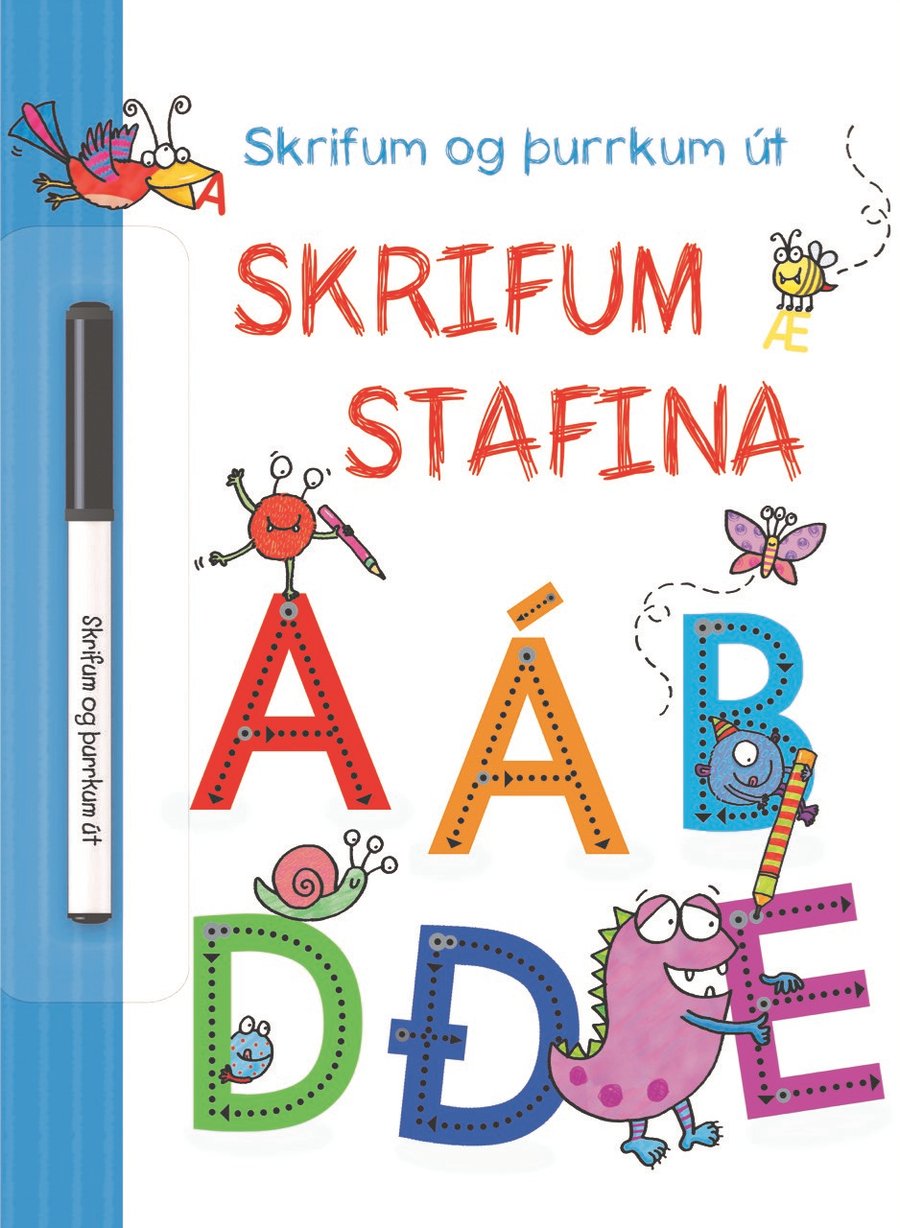 Skrifum stafina - skrifum og þurrkum út