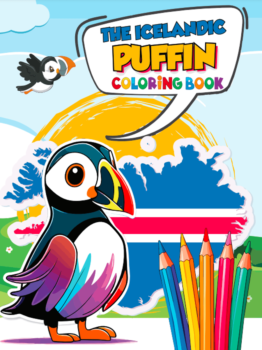 The Icelandic Puffin Coloring Book
