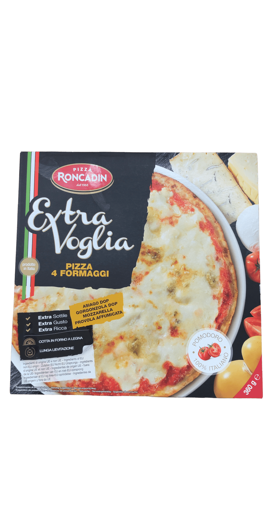 Roncadin Extra Voglia 4 osta pizza 360 g