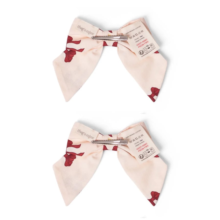 Tori hárspennur – 2 pack – Rouge boucle