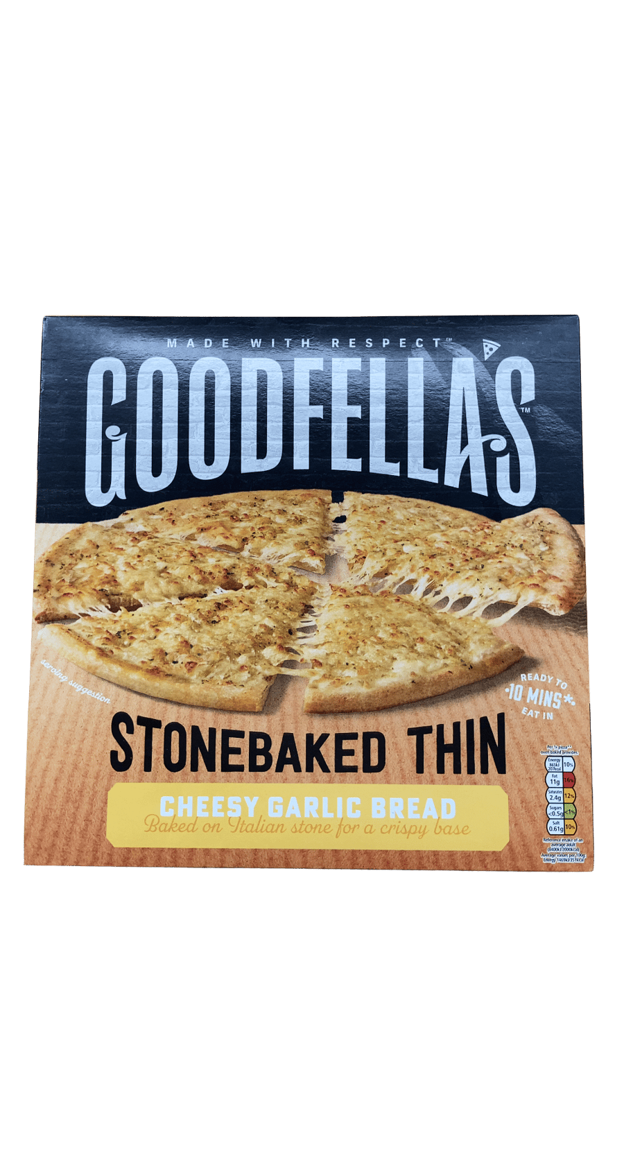 Goodfella's steinbakað þunnt hvítlauksbrauð með osti