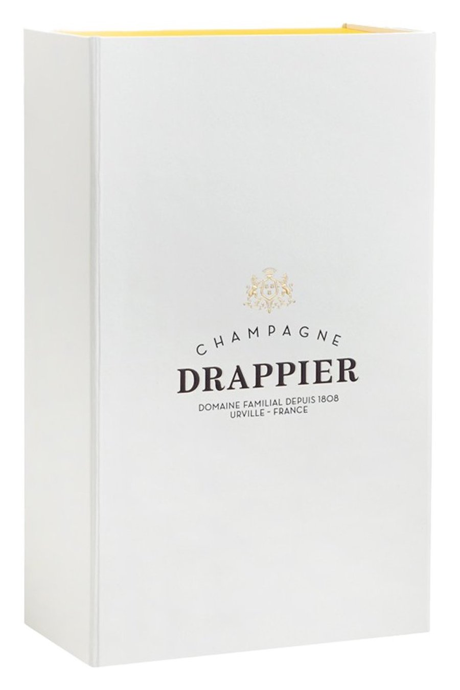 Tveggja flösku harðspjalda gjafakassi frá Drappier