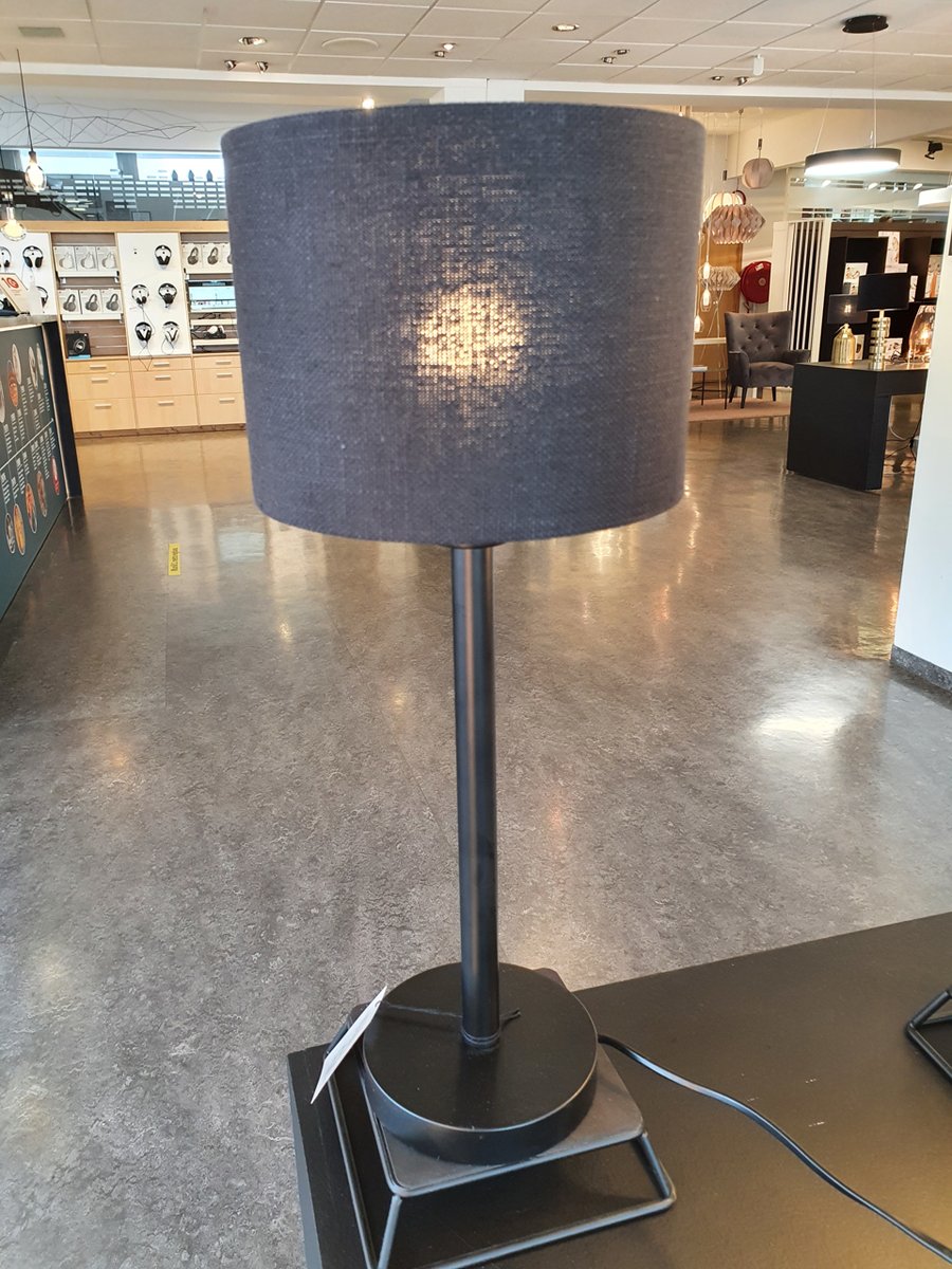 Borðlampi svartur. Mikið úrval í verslun