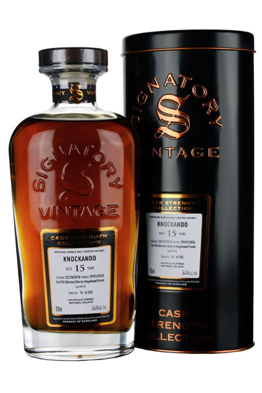 Signatory Vintage Knockando 15 ára Cask No. 4 (2010)