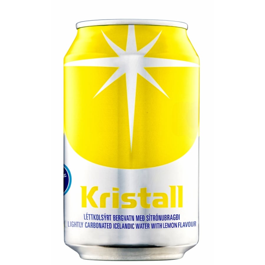 Kristall sítrónu í dós