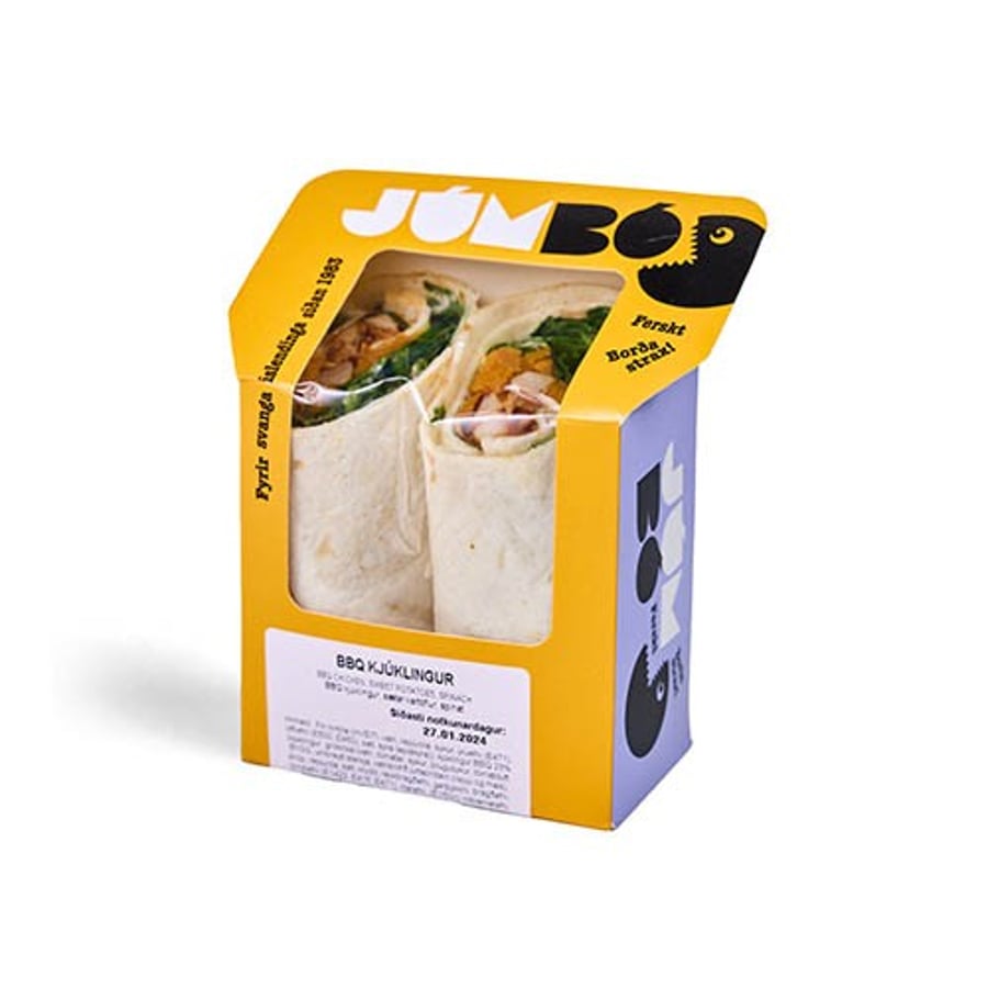 Jumbo BBQ kjúklingavefja 205 g